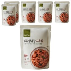 올가홀푸드 볶음 양념장 고추장, 120g, 6개