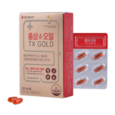 대동고려삼 홍삼오일 티엑스골드 TX GOLD 체험판 7.2g, 1개, 12정