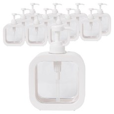 꾸미까 주방 욕실 세제 디스펜서 일반형, 화이트, 12개