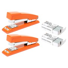 Peace Tools 彩色釘書機, 2個, 橘色
