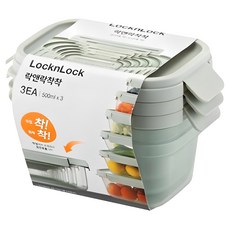 LocknLock 樂扣樂扣 空間精靈收納保鮮盒, 1組, 500ml保鮮盒 3入