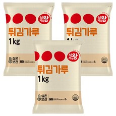 Sikjajaewang 油炸粉, 3個, 1kg