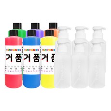 Snowkids 兒童手指彩繪泡泡遊戲組, 250ml, 6色, 1組
