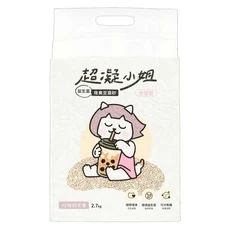 超凝小姐 米粒型益生菌除臭豆腐砂, 珍珠奶茶, 2.7kg, 1包