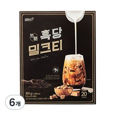 태광선식 흑당밀크티, 18g, 20개입, 6개