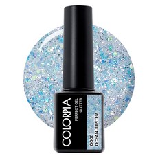 칼라피아 원스텝 글리터 젤네일, G006 오션쥬피터, 6g, 1개