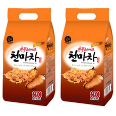 우리차 실속형 콘푸레이크 천마차, 18g, 80개입, 2개