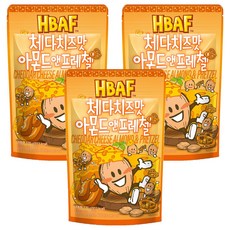 바프 체다치즈맛 아몬드 앤 프레첼, 170g, 3개