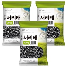 건강한밥상 국산 서리태, 700g, 3개