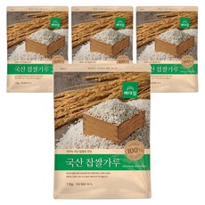 배대감 찹쌀가루, 1kg, 4개