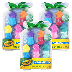 Crayola 繪兒樂 海馬款彩色入浴球, 75g, 3盒