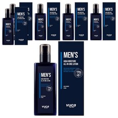 vuca 男性用Aquamarine保濕多合一乳液 水生木質香, 250ml, 6個