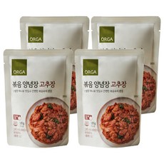 올가홀푸드 볶음 양념장 고추장, 120g, 4개