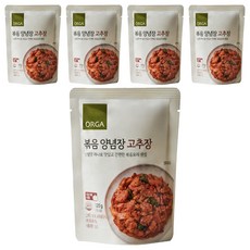 올가홀푸드 볶음 양념장 고추장, 120g, 5개