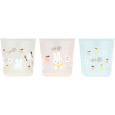 Skater BCUP1AG 抗菌漱口牙刷練習杯 3入組, 米菲兔, 1組