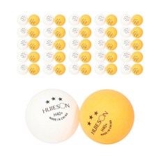HuiESON 輝勝 比賽練習用桌球 2種 x 50入, 1套, 白色 + 橘色