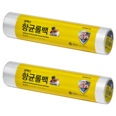 코멕스 항균 비닐롤백 대 300 x 400 mm 200p, 대(L), 200개, 2개