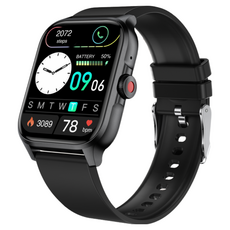 City2 智慧手錶 保固一年 黑色, 1.85吋大螢幕, 藍牙通話, IP67防水, 1.85吋, 藍牙, 1個