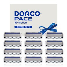 DORCO 多可樂客 PACE 3D動態刮鬍刀片, 1個, 12入