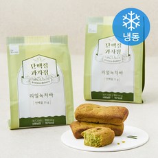 단백질과자점 리얼녹차바 (냉동), 66g, 2개