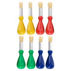 Kes.B 藝術學校 水滴狀幼兒畫筆 4件組, 混合色, 2套