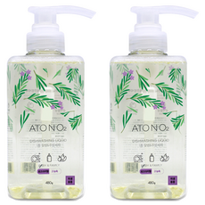 Ato&O2 3倍高濃縮奶瓶廚房洗潔劑 迷迭香味, 480g, 2個