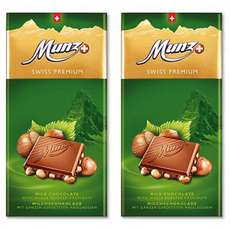 문츠 프리미엄 헤이질넛 초콜릿, 100g, 2개