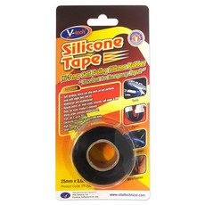 Vtech 실리콘 테이프 25mm x 3M 흑색 VT-700, 1개