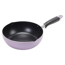PEARL LIFE 珍珠金屬 氟塗層 IH適用煎鍋 HC-399 薰衣草色, 24cm, 1個