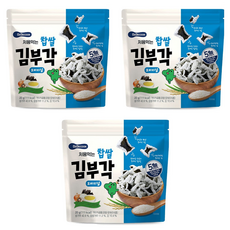 처음먹는 찹쌀 김부각 과자, 오리지널, 20g, 3개