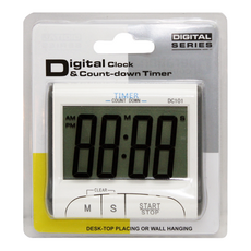 廚房 大螢幕電子計時器, 白色, 1個