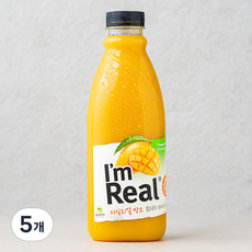 풀무원 아임리얼 망고 주스, 700ml, 5개
