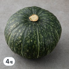 뉴질랜드산 킹 단호박, 1통, 4개