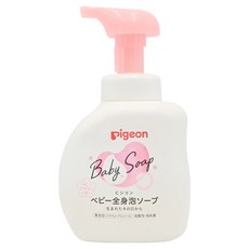 pigeon 貝親 嬰兒泡沫沐浴露, 500ml, 1瓶