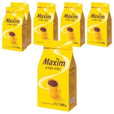 맥심 모카골드 마일드 원두커피, 500g, 1개입, 6개