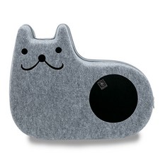 DING DONG PET 貓咪吐司貓躲貓貓屋 坐墊屋, 灰色