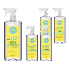 LEMON AIDE 地板清潔劑 原味 檸檬, 750ml, 5個