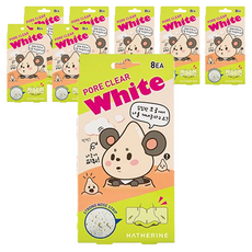 해서린 포어 클리어 코팩 화이트, 8개입, 8개