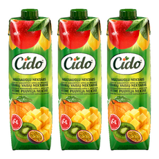 Cido 綜合水果花蜜果汁, 3個, 1L