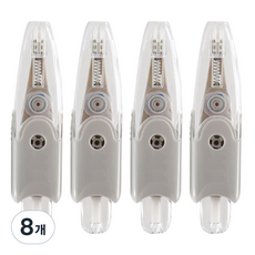 DADA 筆型按壓式修正帶, 灰色, 8個