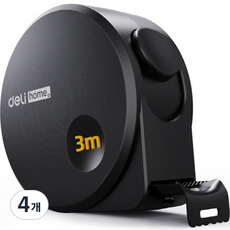 PnStore 高精度碳鋼防滑捲尺 16mm, 3m, 4個