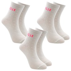 ELLE 女款1/2休閒短襪 英倫點點風 排汗 彈性襪口