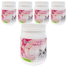 baelLi百粒 高纖貓草益生菌排毛粉, 50克/罐 台灣產, 排毛, 50g, 5罐