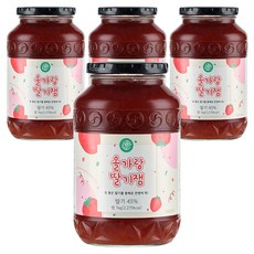 초록원 올가랑 딸기잼, 1kg, 4개