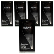 Relove男性專用私密潔淨凝露-英國紳士, 涼感洗淨, 120ml, 5條