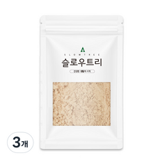슬로우트리 볶은 귀리 가루, 1kg, 3개