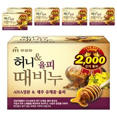 무궁화 허니&율피 때비누, 100g, 6개
