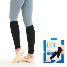 라나핏 의료기기 압박밴드 종아리형 블랙 2p, 1세트, 종아리/무릎형