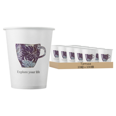 Tamsaa 印花紙杯 260ml, 100個, 10組