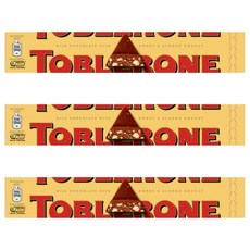 TOBLERONE 瑞士三角牛奶巧克力, 100g, 3條